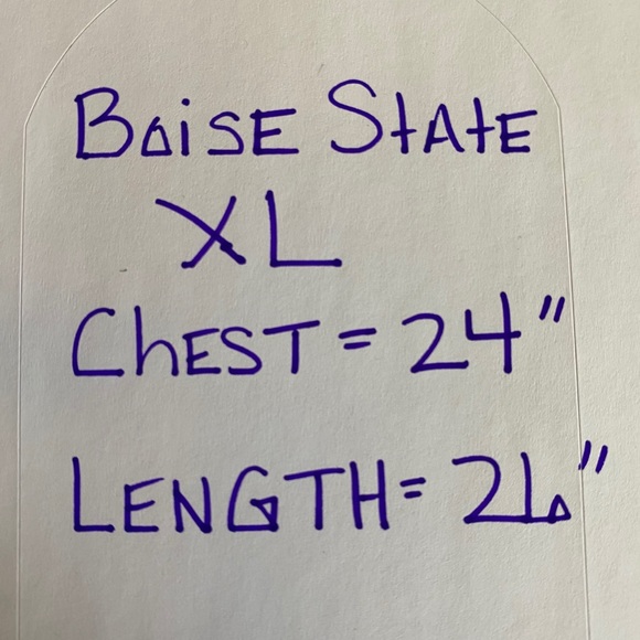 Boise State Broncos Front Zip Sweatshirt XL P2 - Picture 2 of 5